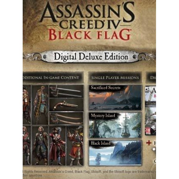 Assassin's Creed IV: Black Flag Digital Deluxe Edition Steam Gift GLOBAL