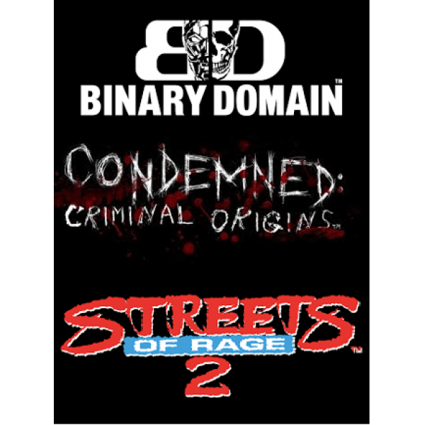 Binary Domain + Condemned: Criminal Origins + Streets of Rage 2 Steam Key GLOBAL